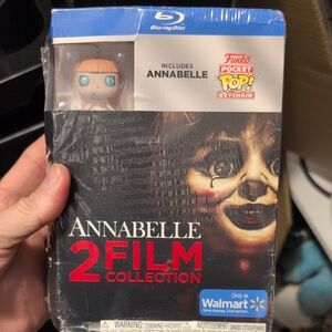 Funko Annabelle 2 Film Collection Blu-ray with Keychain - Blue and Red